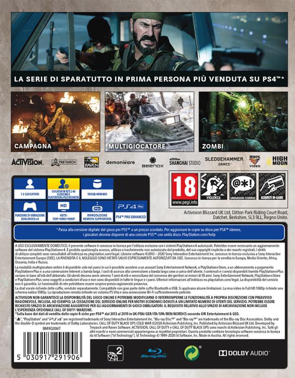 Call Of Duty Black Ops Cold War PS4 Spiel Deutsch Playstation 4 Warzone PS5