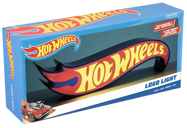 Paladone Hot Wheels Logo Light Tischlampe Wandleuchte Autos Machine