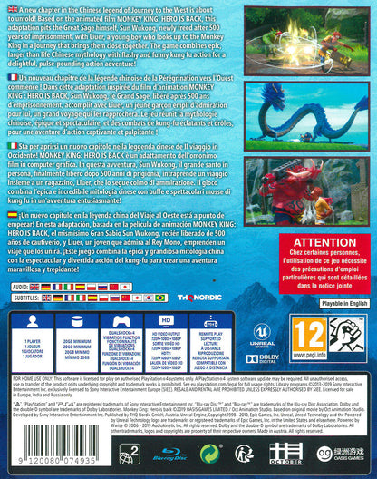 Monkey King: Hero Is Back - Day One Edition PS4 Spiel Italienisch PlayStation 4