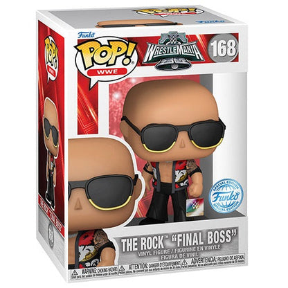 Funko Pop ! Wwe -  (168) The Rock "Final Boss" Vinyl Figure SPECIAL