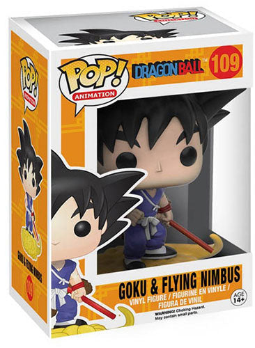 Funko Pop! Animation Dragon Ball - (109) Goku & Flying Nimbus Vinyl Figure 9Cm