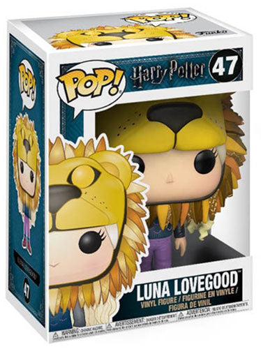 Funko Pop! Harry Potter – (47) Luna Lovegood mit Löwenkopf Vinylfigur 9 cm