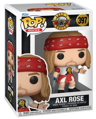 Funko Pop ! Rocks Guns N Roses - (397) Axl Rose 1992 Vinylfigur Live Auf Lager!