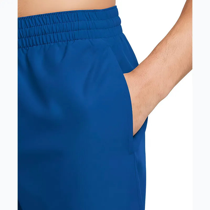 Nike Pantaloncino Mare Uomo 5" Volley Logo Lap Blu Royal - NESSG574-494