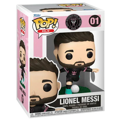 Funko Pop! MLS - Miami (01) Lionel Messi Vinyl Figur Spieler 9Cm
