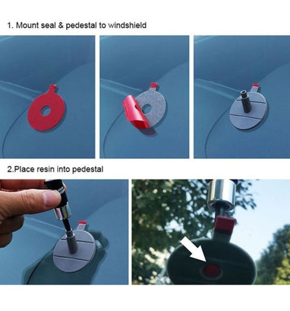 Reparatur-Set Glas Harz Scheibenreparatur Windschutzscheibe Auto LKW Wohnmobil DIY