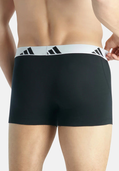 Adidas Intimo Boxer Active Flex Cotton Uomo Nero - JK3945