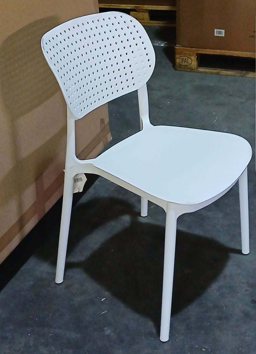 Stuhl Polypropylen Weiß Rom Bergamo Pavia Grosseto Aosta Biella Turin