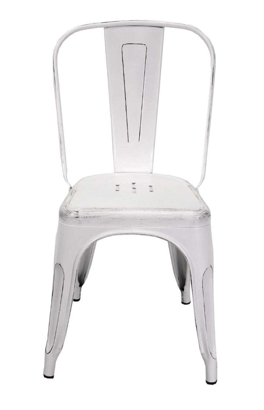 Sedia New Bristol Ferro Bianco Antico
