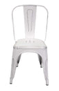 New Bristol Antique White Iron Chair