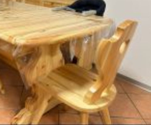 Tiroler Stuhl aus Kiefernholz Naturfarben Rom Bergamo Pavia Grosseto Aosta Biella Turin
