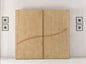 Knock-Down Wardrobe 2 Doors with Chest of Drawers - Item 3290/A