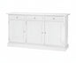 Low matte white sideboard