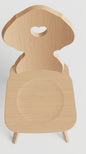 Tyrolean Monaco Chair with Natural Oak Heart Rome Bergamo Pavia Grosseto Aosta Biella Turin