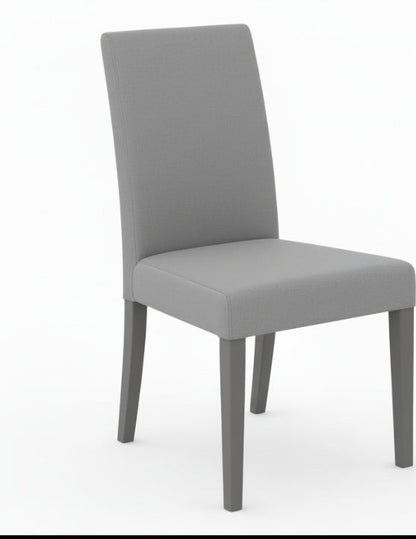 Sedia Ecopelle Grigio con Fusto Grigio per ristoranti