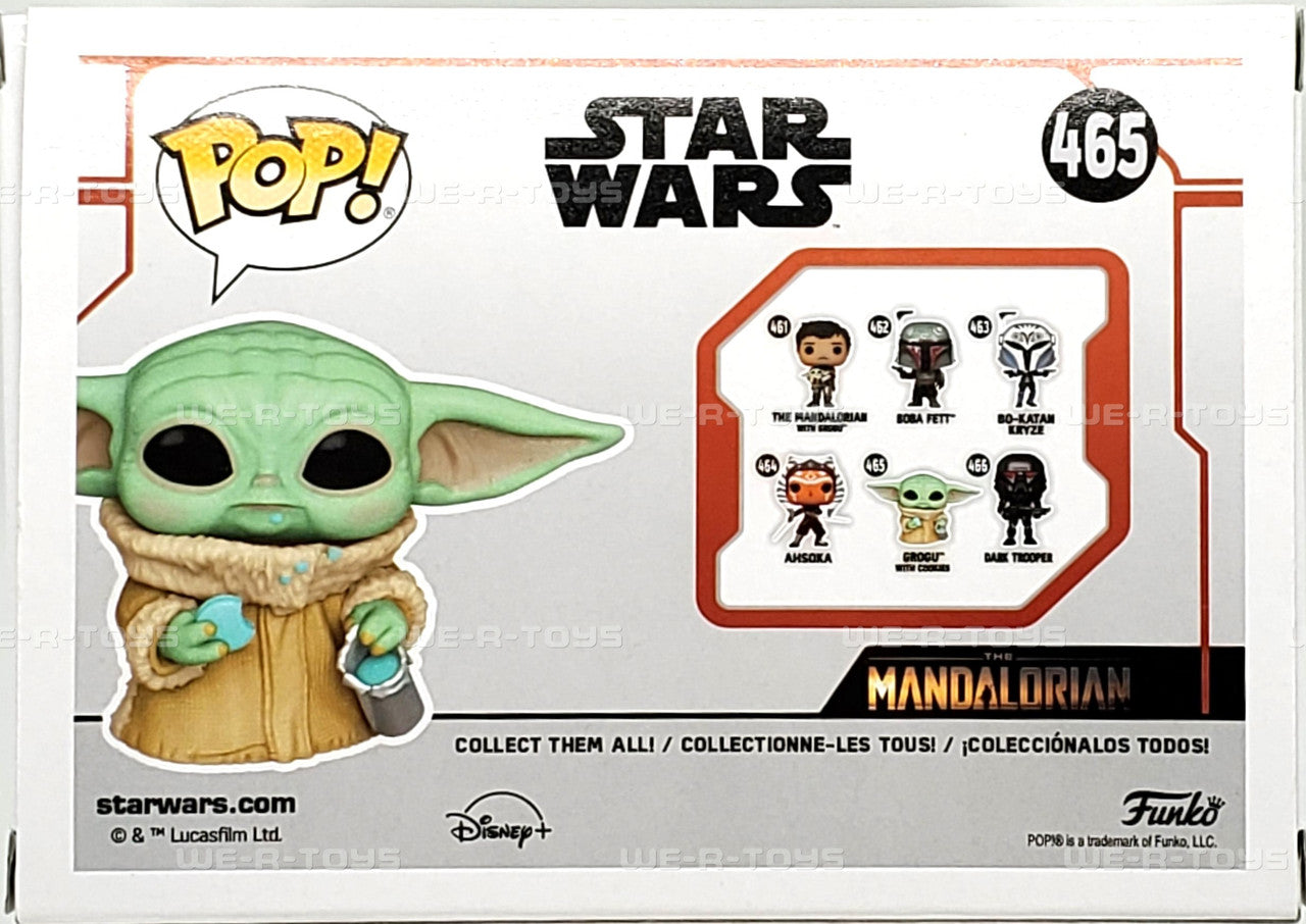 Funko Pop ! Star Wars Mandalorian - (465) Grogu With Cookies Vinyl Figure 9cm