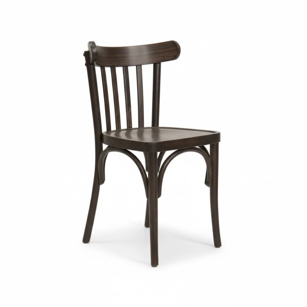 Stuhl Milano 4 Latten für Bistro Palisander