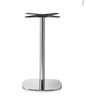 Polished chrome steel table base