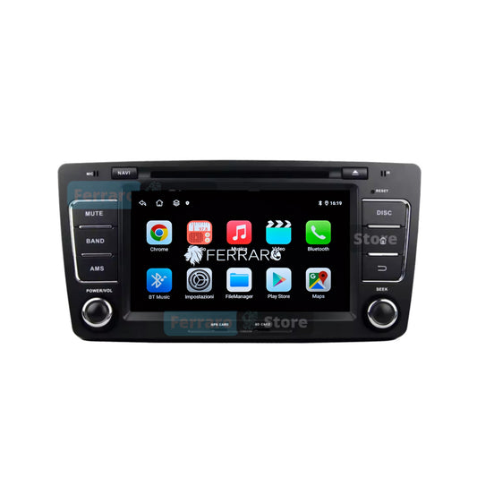 (PRENOTA)Autoradio per Skoda Octavia MK2 8" (2004-2012) Android, Bluetooth, CarPlay, Android Auto, 4GB/8GB Ram