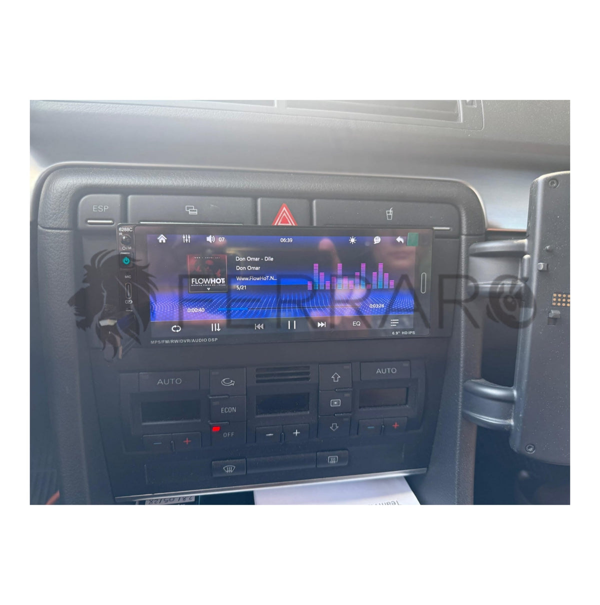 Car stereo for Audi A4 B6 6.9" (2000-2009) Android, Bluetooth, CarPlay, Android Auto, 2/32GB RAM