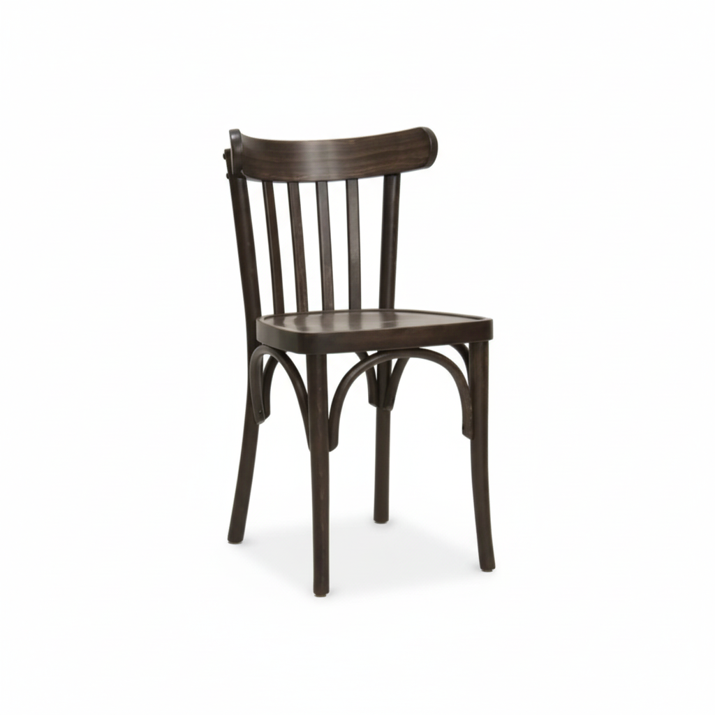 Stuhl Milano 4 Latten für Bistro Palisander