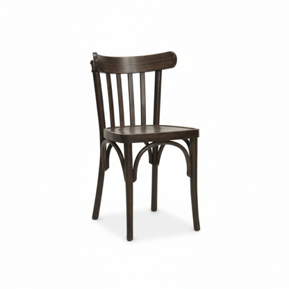Stuhl Milano 4 Latten für Bistro Palisander