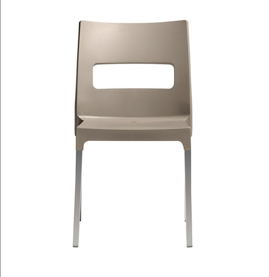 Sedia in Plastica e Alluminio per Esterno