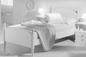 Single Bed with Pull-Out Bed W.202 D.88 H.88cm white