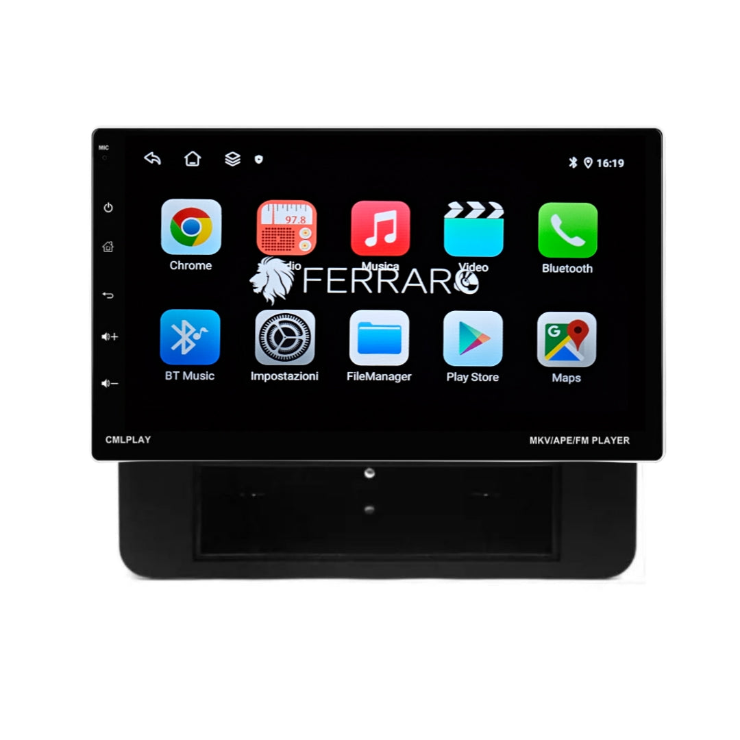 Autoradio per Alfaromeo 159 1Din 9" No Navi. Di Serie (2005-2011) Android, Bluetooth, Estraibile, CarPlay, Android Auto, 2/4GB Ram