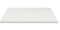 White melamine-faced chipboard top with matching ABS edge - 22 mm thick
