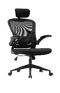 Swivel Executive Office Chair with Breathable Mesh Backrest and Adjustable Lumbar Support