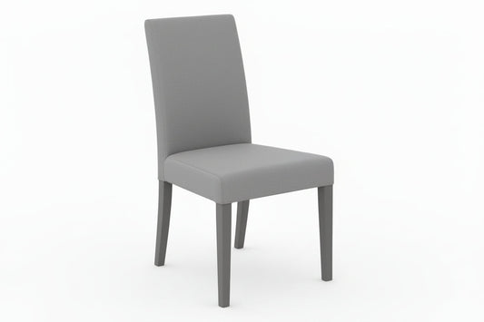 Sedia Ecopelle Grigio con Fusto Grigio per ristoranti