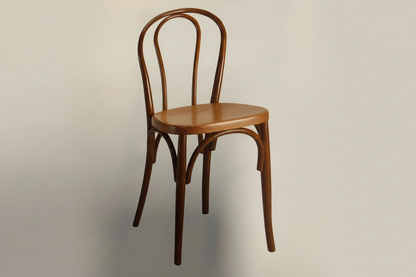 Sedia Thonet in Faggio Tinta Naturale con Fondino Legno
