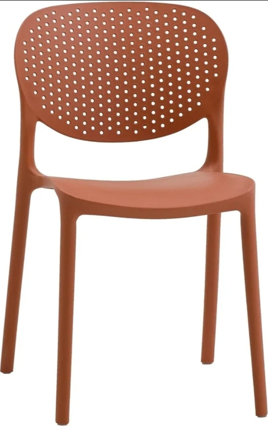 Stühle Polypropylen Terrakotta Orange