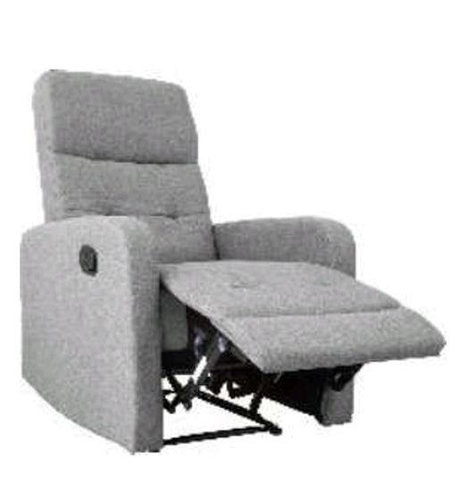 Reclining Fabric Relax Armchair with Lever System - Classic Comfort