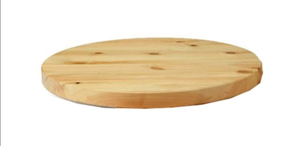 Tischplatte Kiefer massiv natur Ø 60 cm