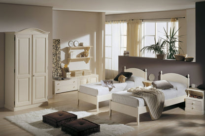 Letto Singolo in Legno di Pino Stile Montagna - Novara