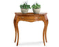Shaped Solid Wood Console Table with Drawer - Bassano Finish