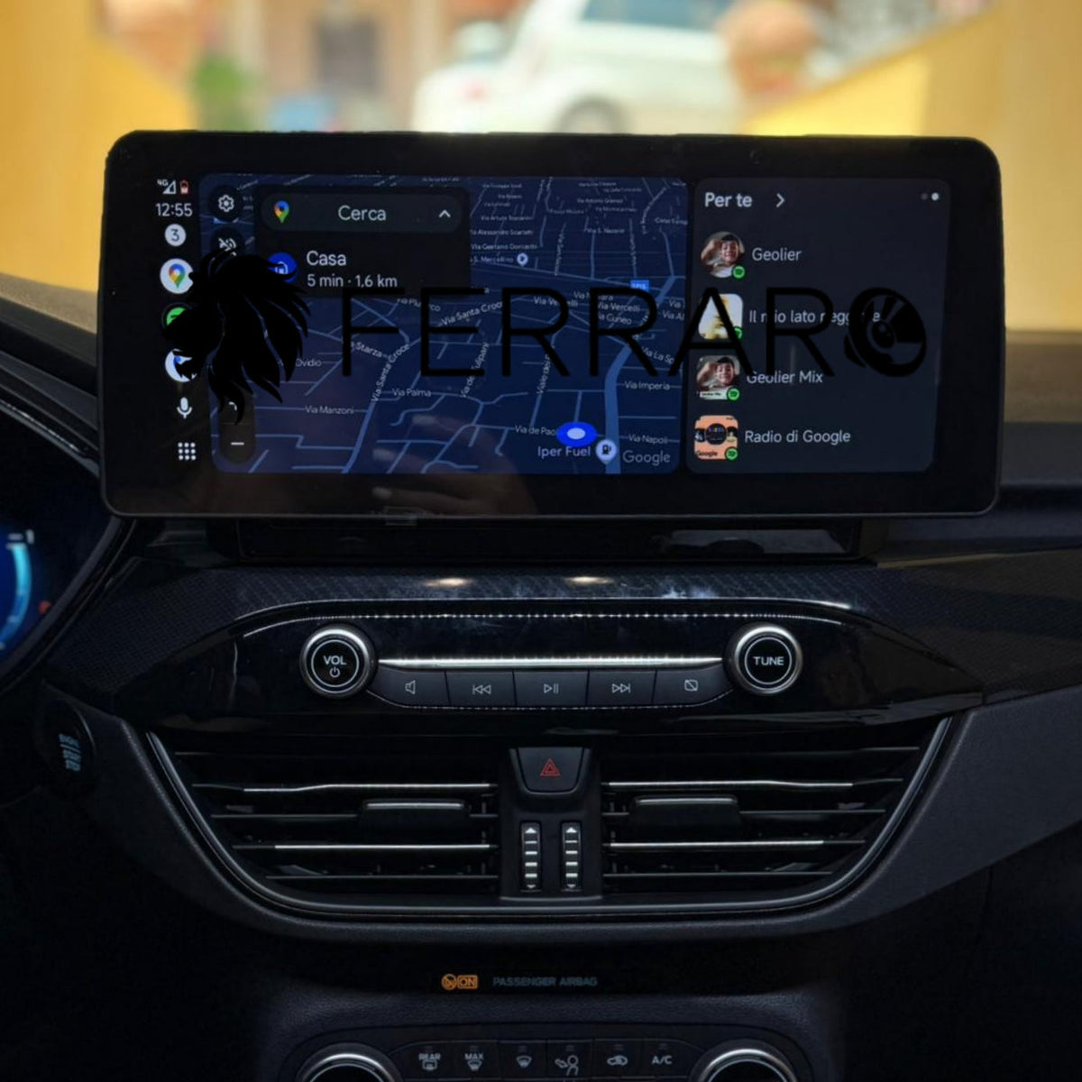 Autoradio per Ford Focus 4 12.3" (2018-2022) Android, Bluetooth, CarPlay, Android Auto, 4/64GB Ram