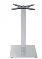 Satin stainless steel base and adjustable feet, ideal for indoor furnishings.