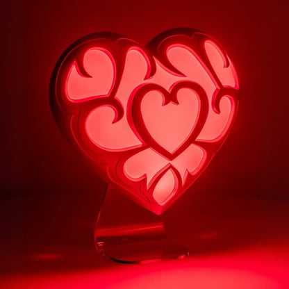 Paladone Tischlampe – The Legend Of Zelda (Heart Container Light) LED Rot USB Sammlerstück Herz