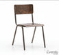 School Chair Gun Barrel Walnut Aged - Classic Style
