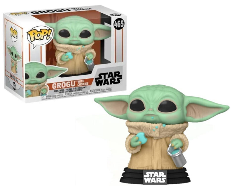 Funko Pop ! Star Wars Mandalorian - (465) Grogu With Cookies Vinyl Figure 9cm