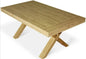 Extendable Dining Table Mantova in Oak Wood 180-280 cm