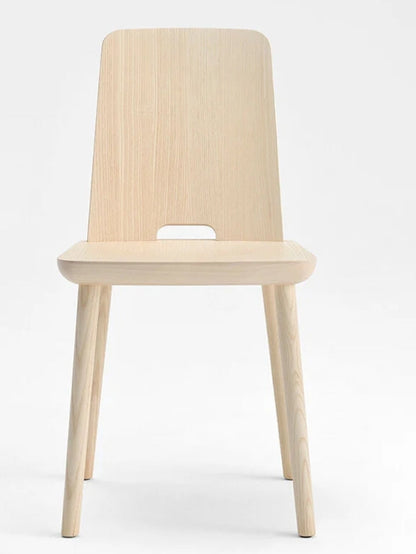 Sedia in legno frassino TABLET , stile Chalet, design moderno alpino in vari colori