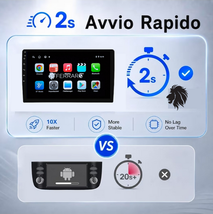 Autoradio per Toyota Corolla Rumion, Rukus, Scion E150 9" (2006-2013) Android, Bluetooth, CarPlay, Android Auto, 2GB/4GB/6GB/8GB Ram