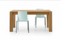 Extendable modern natural oak table 180×90 cm – 280×90 cm