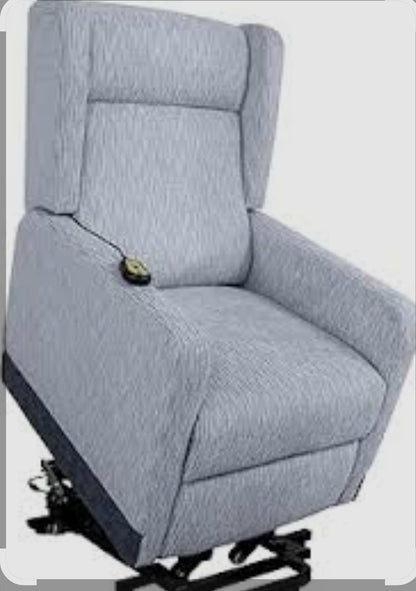 Poltrona Relax Elettrica con Alzapersona 1 Motore - Poggiatesta Laterali e Sistema Roller