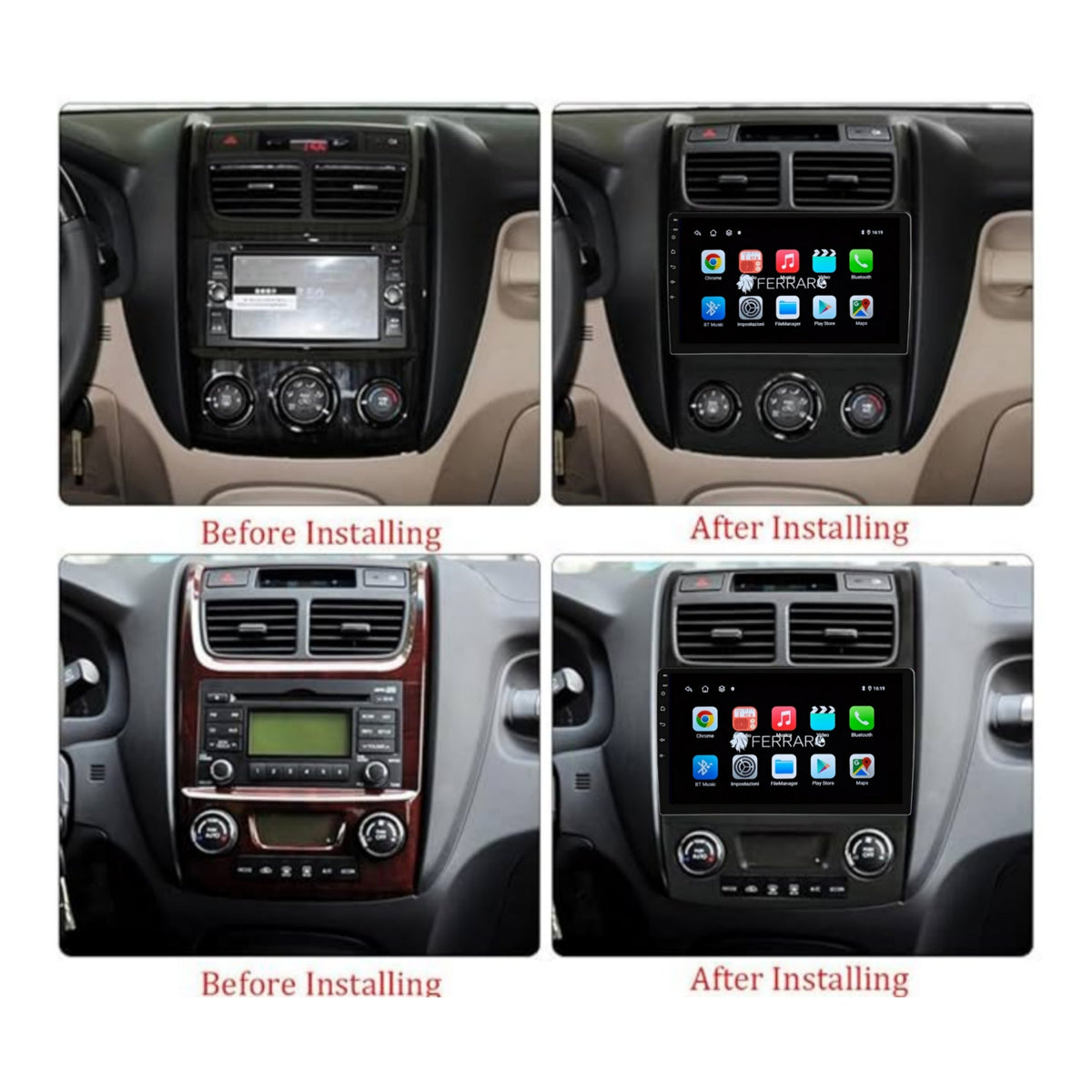 Autoradio per Kia Sportage 2 9" (2004-2010) Android, Bluetooth, CarPlay, Android Auto, 2GB/4GB/6GB/8GB Ram