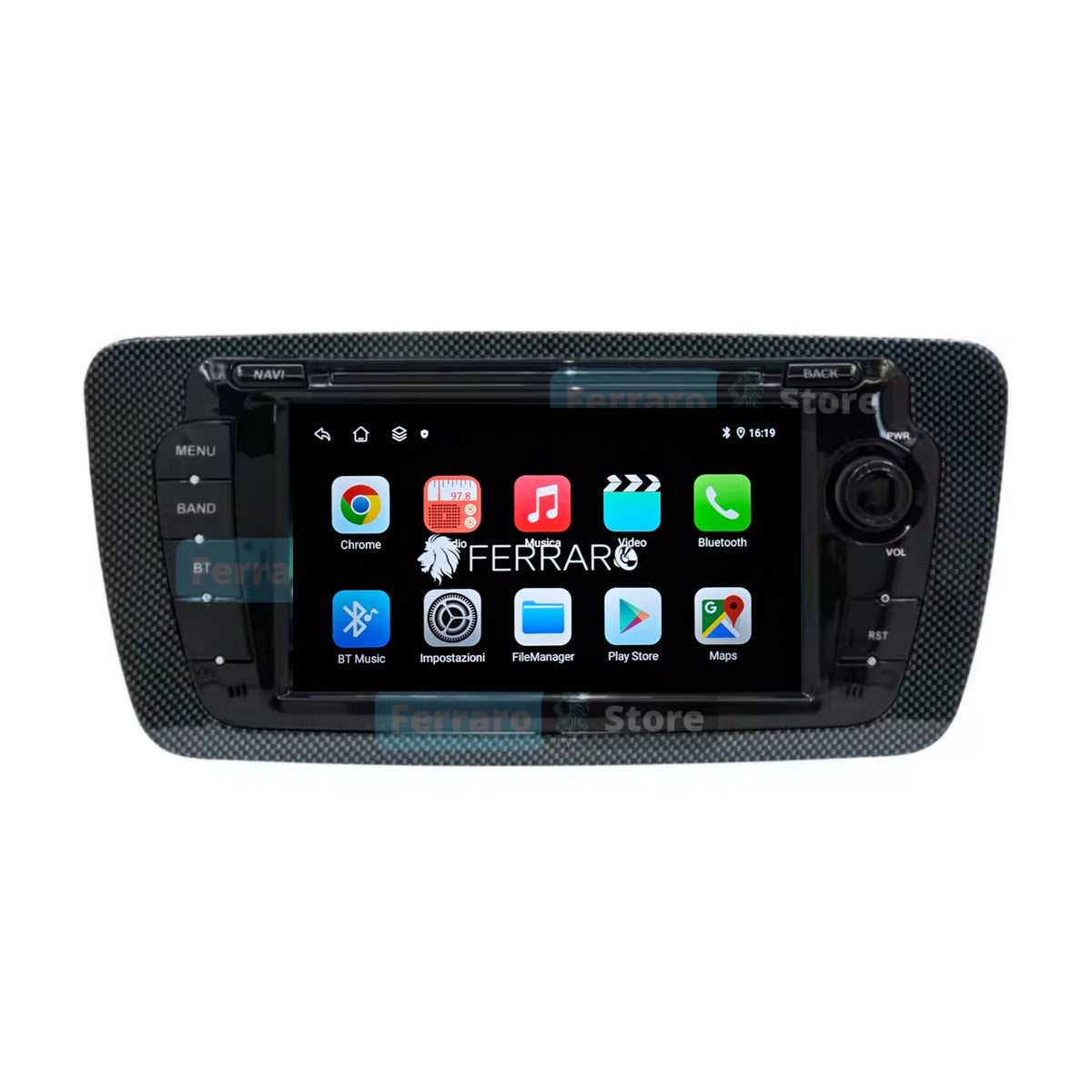(PRENOTA)Autoradio per Seat Ibiza 6 7" (2008-2017) Android, Bluetooth, CarPlay, Android Auto, 4GB/8GB Ram
